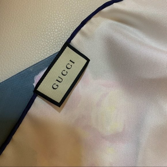 ❤️💙NWT Gucci Scarf Interlocking G Blue - Picture 6 of 6